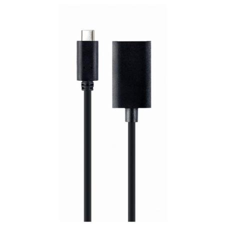 CABLE ADAPTADOR USB-C A DISPLAYPORT 4K 15CM BLACK