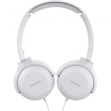 AURICULARES + MICROFONO PHILIPS TAUH201 JACK 3.5 WHITE