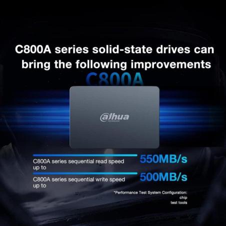 DISCO DURO SSD DAHUA 240GB C800A SATA3 LEC.550MB/s ESC.460MB/s
