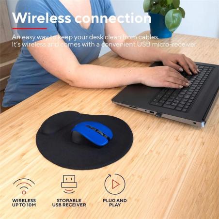 RATON TRUST MYDO SILENT CLICK WIRELESS BLUE