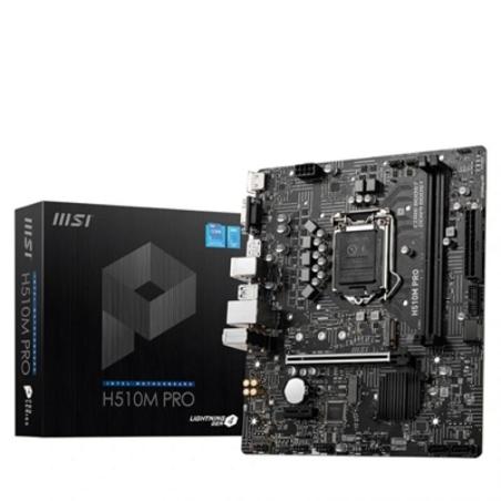 PLACA BASE MSI PRO H510M-B VGA + HDMI + DP