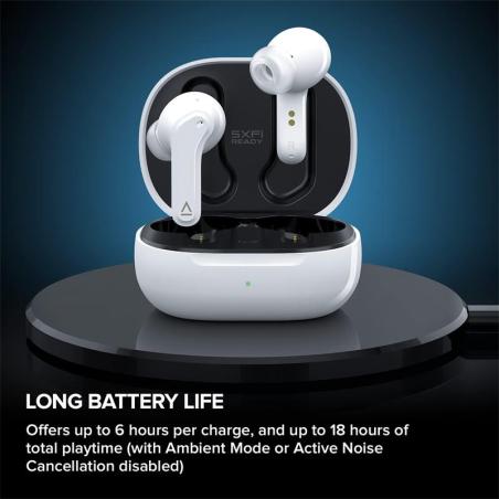 AURICULARES CREATIVE ZEN AIR IN EAR WIRELESS BLUETOOTH WHITE