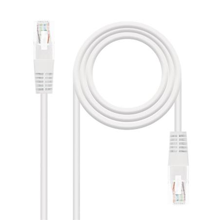 CABLE DE RED CAT.6 UTP FLEX 3M NANOCABLE BLANCO