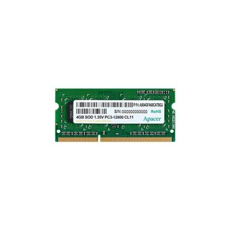 MEMORIA SODIMM 4GB APACER DDR3 1600MHZ 1.35V