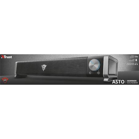 ALTAVOCES TRUST GTX618 ASTO PC SOUNDBAR BARRA DE SONIDO