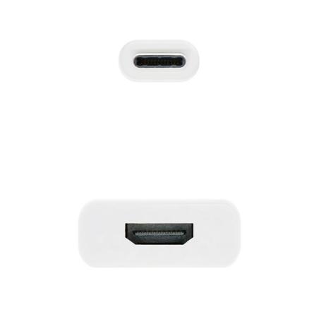 CABLE CONVERSOR THUNDERBOLT USB-C C A HDMI 15CM WHITE