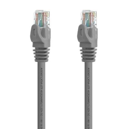 CABLE DE RED CAT.6A UTP 0.50M AISENS GREY