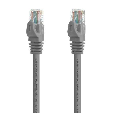 CABLE DE RED CAT.6A UTP 1M AISENS GREY