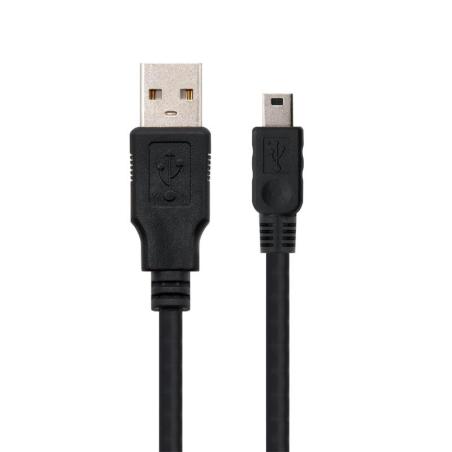 CABLE USB 2.0 TIPO AM-MINI USB 5 PIN M 1,8M NANOCABLE
