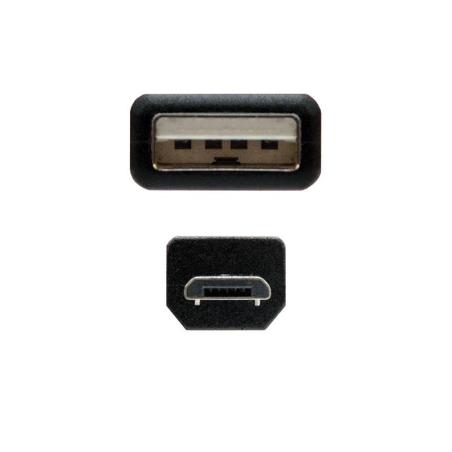 CABLE USB AM/MICRO B/M 0.8M NANOCABLE