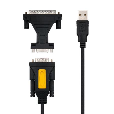 CABLE SERIE - USB 2.0 AM/RS232 1.8M NANOCABLE