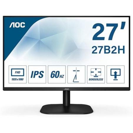 MONITOR AOC 27 FULL HD NEGRO 27B2H