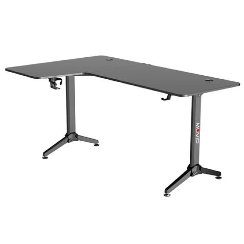 MESA GAMING PRO1300 FIBRA CARBONO | L IZQUIERDA | ALFOMBRILLA 80X30CM | MUV