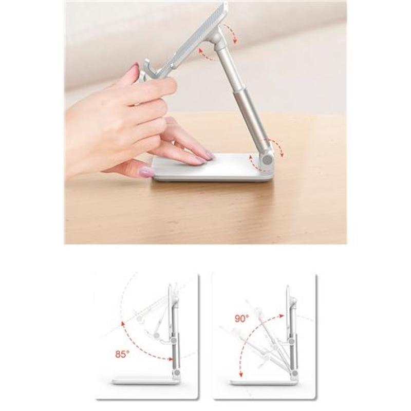 SOPORTE MESA C46B SMARTPHONE/TABLETS HASTA 12.9 BLANCO XO