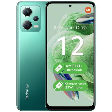 SMARTPHONE XIAOMI REDMI NOTE 12 6.67 FHD 4GB/128GB/48MP/5G GREEN