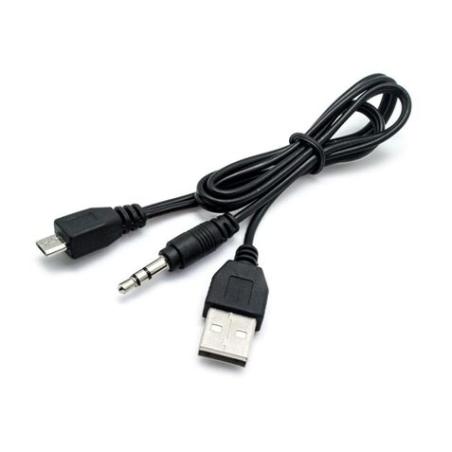 CABLE USB - JACK 3.5MM - MICRO USB 50CM CROMAD