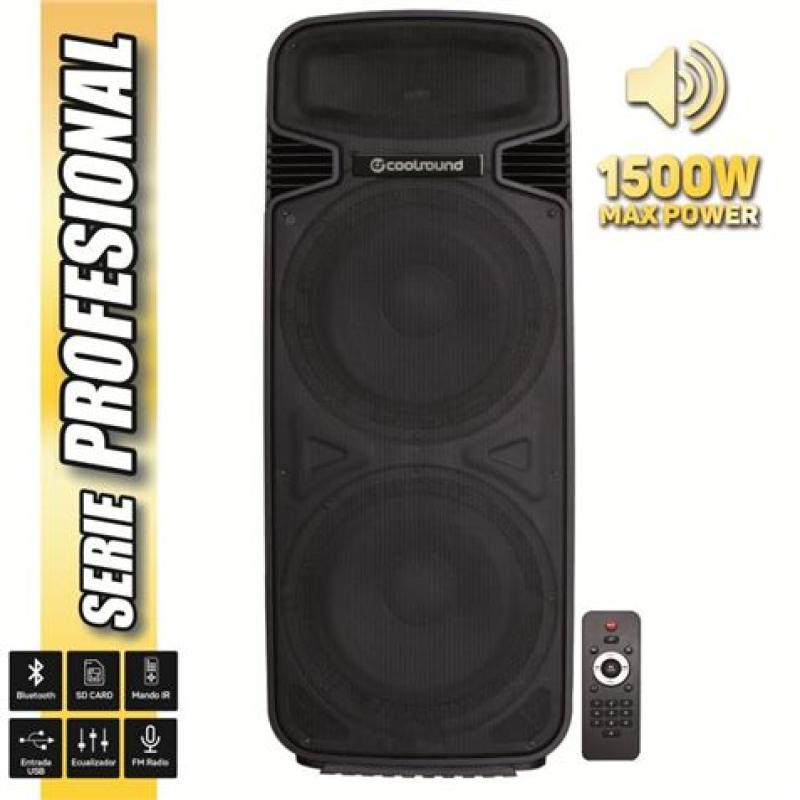 ALTAVOZ AUTOAMPLIFICADO PRO500 2X15 1500W SERIE PRO COOLSOUND