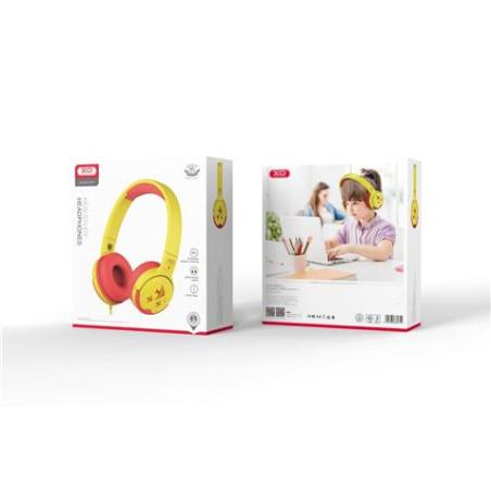 AURICULARES KIDS EP47 ROJO/AMARILLO XO