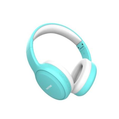 AURICULARES DIADEMA BLUETOOTH WH008 CELESTE PANTONE