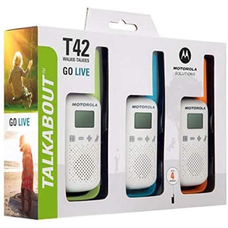 PACK 3 WALKIE - TALKIE MOTOROLA TLKR T42