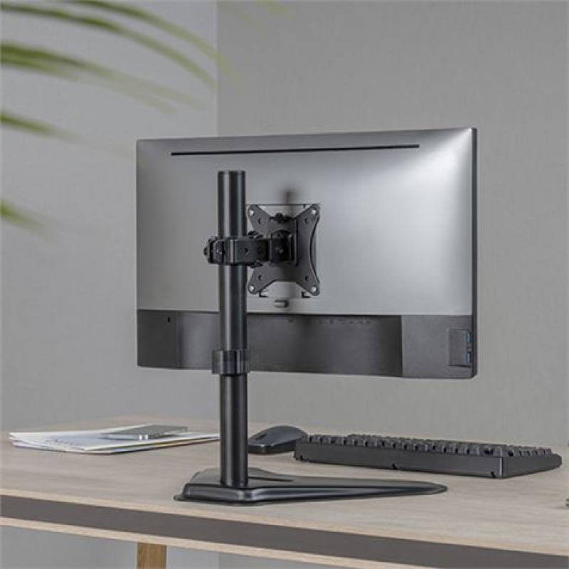 SOPORTE DE MESA CON BASE PARA 1 MONITOR 17-32 CROMAD