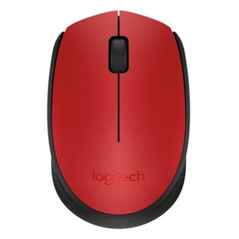 RATON LOGITECH INALAMBRICO M171 1000DPI ROJO