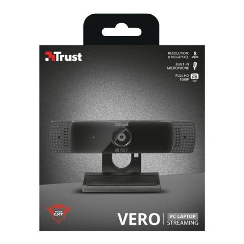 WEBCAM TRUST GAMING GXT 1160 VERO STREAMING | FHD | 8MP | USB