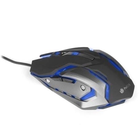 RATÓN GAMING NGS GMX-100 - 800/1200/1600/2400 DPI - LED 7 COLORES