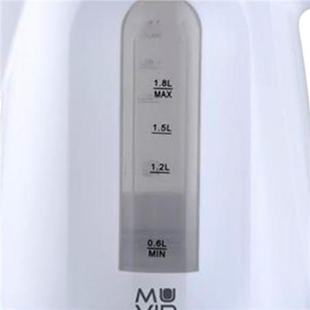 HERVIDOR DE AGUA 1.8 LITROS 2200W MUVIP