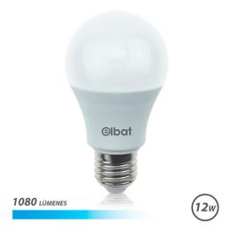 BOMBILLA LED A60 | 12W | 1080LM | E27 | LUZ FRIA | ELBAT