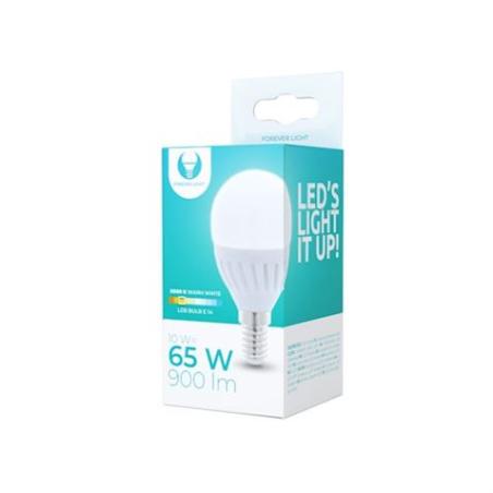 BOMBILLA LED G45 | 10W | 900LM | E14 | LUZ CALIDA | FOREVER