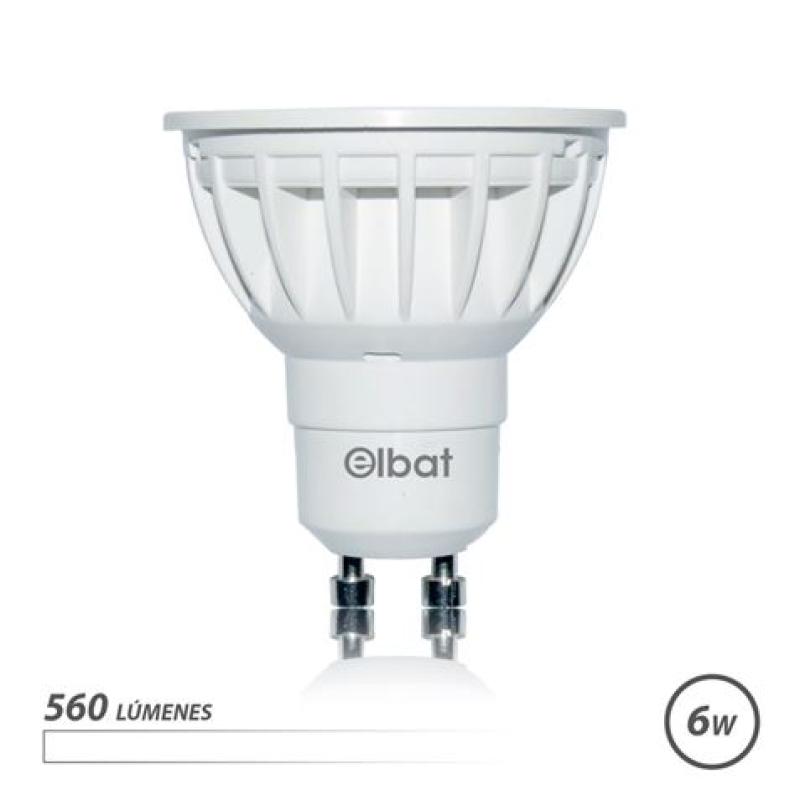 BOMBILLA LED GU10 | 6W | 560LM | LUZ BLANCA | ELBAT