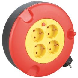 ENROLLADOR DE CABLE 5 METROS CABLE 3X1.5MM ELBAT