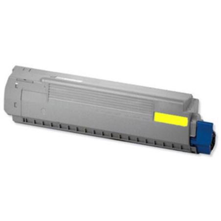 TONER OKI C810/830 AMARILLO 8K (COMPATIBLE)