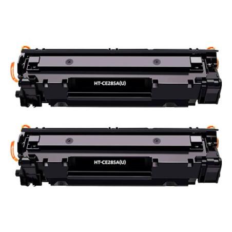 PACK 2 CARTUCHOS TONER COMPATIBLE HP 285A 2K