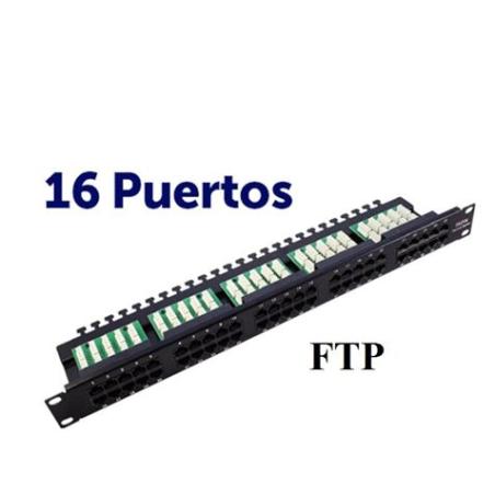 PANEL PARCHEO 16P KRONE 19 FTP CAT 6 CROMAD