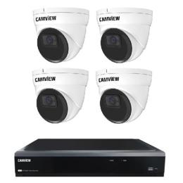 PACK VIDEOGRABADOR 5MP + 4 CAMARAS AHD 2MP DOMO CAMVIEW