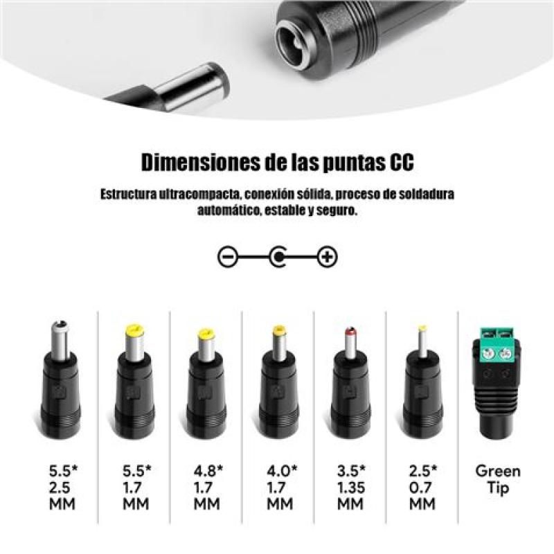 CARGADOR UNIVERSAL AUTOMÁTICO 24W | 8 PUNTAS CROMAD