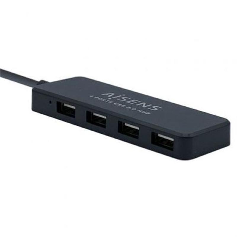 HUB USB 2.0 4 PUERTOS AISENS A104-0402