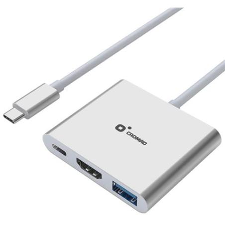 ADAPTADOR TIPO C - USB 3.0, HDMI 4K, TIPO C CROMAD