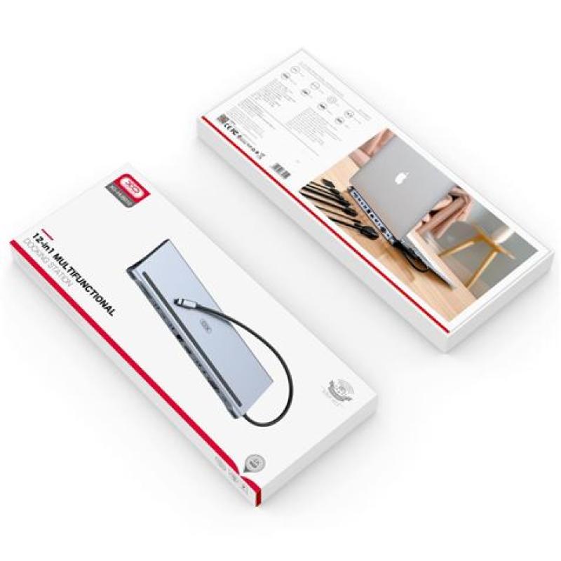 ADAPTADOR TIPO C HUB010 12 EN 1 XO