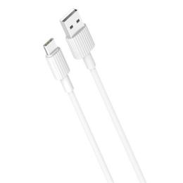 CABLE NB156 SILICONA USB - TIPO C | 2.4A | 1 MTR | BLANCO XO