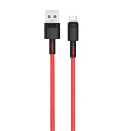CABLE NBQ166 CARGA RAPIDA USB - TIPO C | 5A | 1 METRO | ROJO XO