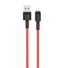 CABLE NBQ166 CARGA RAPIDA USB - TIPO C | 5A | 1 METRO | ROJO XO