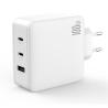 CARGADOR DE CORRIENTE CE14 100W 2 X TIPO C + 1 X USB XO BLANCO