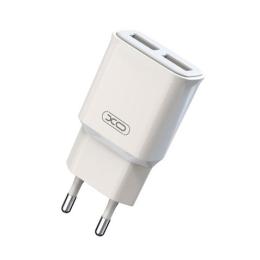 CARGADOR DE CORRIENTE L92C 2.4A 2XUSB BLANCO XO