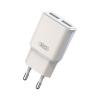 CARGADOR DE CORRIENTE L92C 2.4A 2XUSB BLANCO XO
