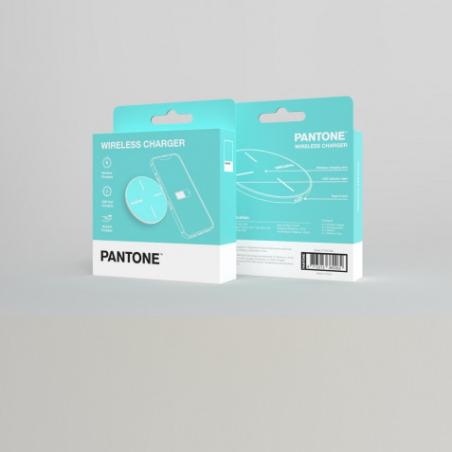 CARGADOR INALAMBRICO 15W PT-WC009 CELESTE PANTONE