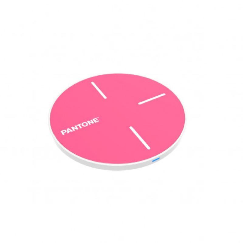 CARGADOR INALAMBRICO 15W PT-WC009 ROSA PANTONE