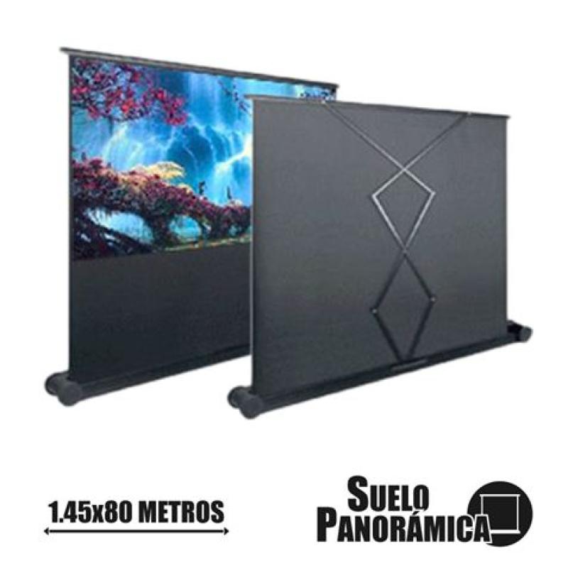PANTALLA PROYECCION SUELO 65 145X80 CROMAD